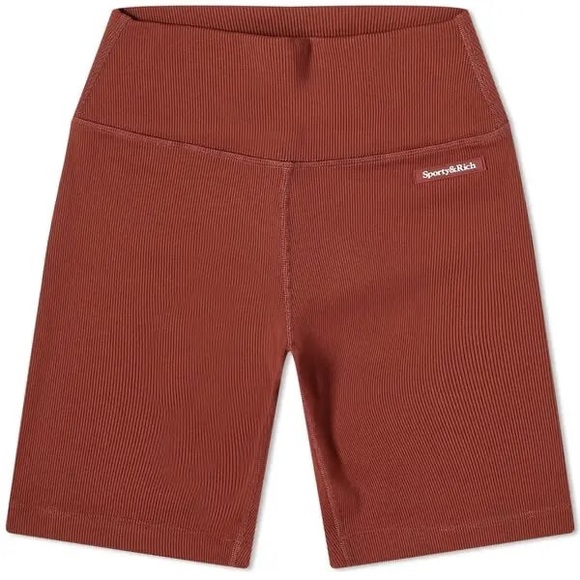 Sporty & Rich Pants - Sporty & Rich Women's Rust Bike Shorts